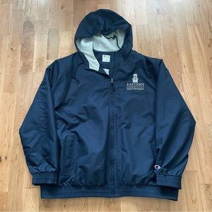 Eastern Connecticut State University ECSU College Zip Up Jacket Champion XXL 2XL